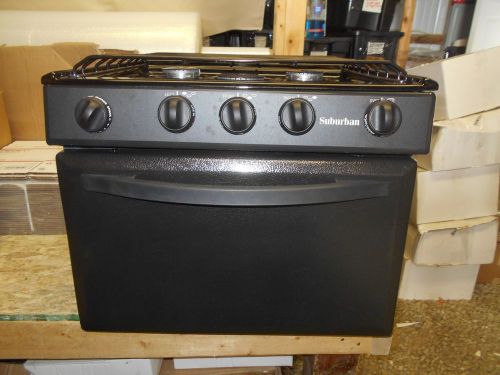 *17&#034; suburban rv 3 burner lp gas stove oven range piezo srna3sbbe *88*