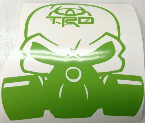 Toyota trd evil skull decal tacoma tundra