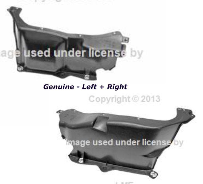 Buy VW Under Car Engine Protection Splash Guard Skid Plate L+R Beetle 2