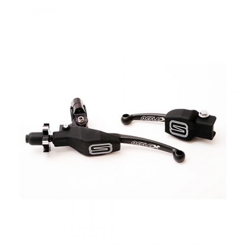 Streamline brake pro clutch lever set black yamaha yfz450 450r raptor sa-102p-bk