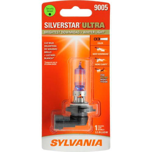 Sylvania 9005 silverstar ultra high performance halogen headlight bulb,