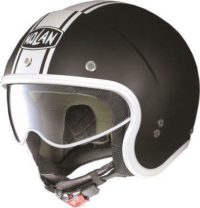 Nolan n21 caribe helmet flat black/white
