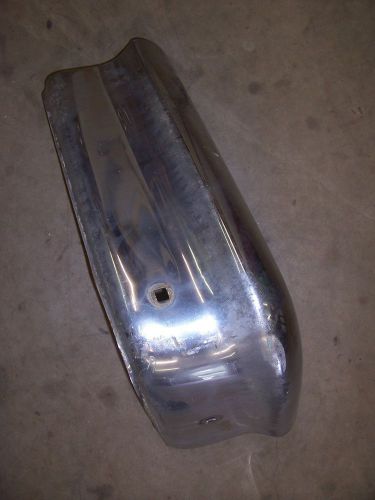 1958 chevrolet belair biscayne car exterior rear bumper chrome core end pass r