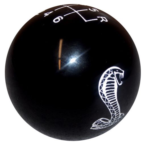 Buy Mustang Cobra Black Shift Knob 6 speed Fits Boss Cobra GT 5.0 in