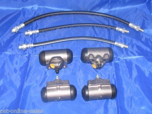 4 wheel cylinders &amp; brake hoses 49 50 51 52 cadillac