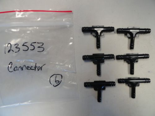 Johnson evinrude omc connector tee 123553 (quantity 6) marine boat