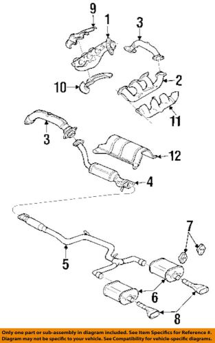 Gm oem exhaust-muffler &amp; pipe insulator 10231659