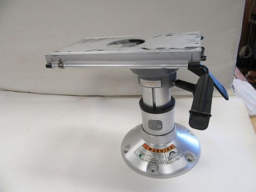 Springfield seat pedestal with seat mounting base slide 12 1/4" x 9 1/4" boat