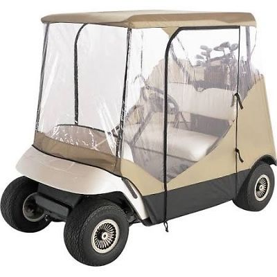 Classic accessories 72052 travel 4-sided golf car enclosure (tan)