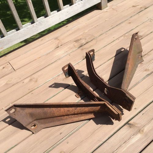 1964 mercury monterey marauder park lane bumper brackets 64 montclair pair front