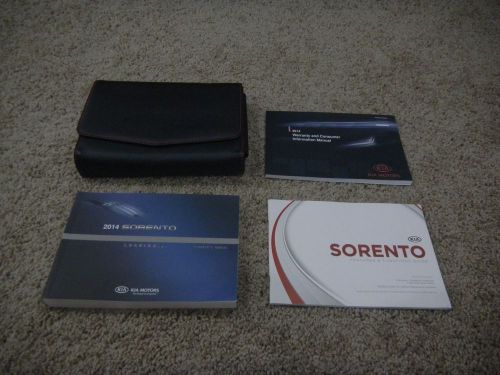 2014 kia sorento owners manual set with free shipping