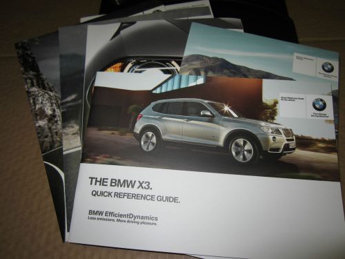 2012 bmw x3  owners manual  - j0210