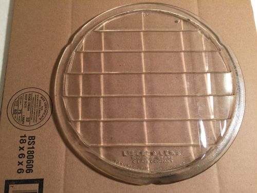 L623 vintage liberty macbeth-evans glass company headlight lens 9 inches