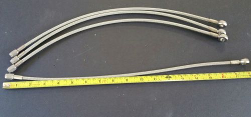 -3 stainless brake lines  18"    nascar racing hot rod