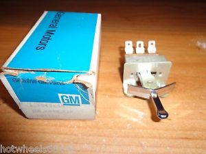 Nos gm 1969 chevrolet chevelle el camino a/c fan blower motor switch