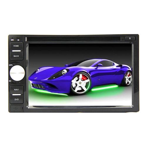 2 din car dvd in-dash video w/o gps hd touch screen mp3 player bluetooth usb mic