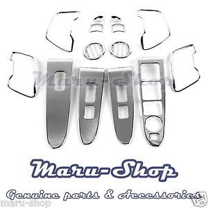 Chrome interior cover trim set/4-button strg whl for 10~15 kia sportage
