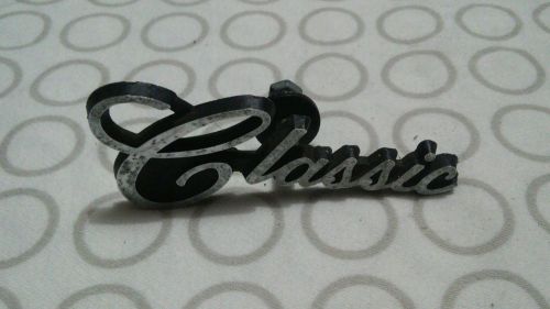 &#034;classic&#034; cadillac custom e&amp;g grille emblem badge, deville seville fleetwood