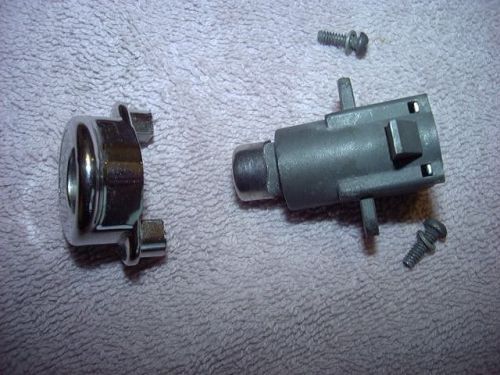 1949 1950 1951 1952 chrysler glove box door latch (non-locking) with bezel nos