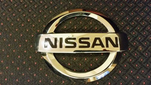 Nissan chrom emblem rear oem trunk deck lid badge 07-10 altima 08 09 84890 ja000