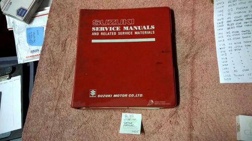Oem suzuki service manual binder 99500-39060-03e for gsx-r1100 models