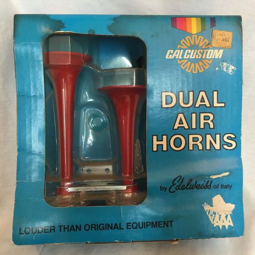 Vintage  edelweiss cal custom hawk dual air horns new in box missing compressor