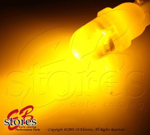 4 bulbs t10 wedge super amber led light 280 464 504