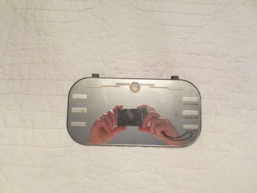 Used deluxe vintage oldsmobile interior vanity mirror with car service reminder