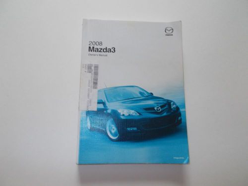 2008 mazda3 owner&#039;s manual