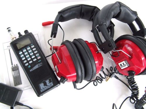 NASCAR RACING ELECTRONIC SCANNER RE2000 ALPHA  WITH 2 RT-24 HEADSETS NEVER USED!, US $89.99, image 1