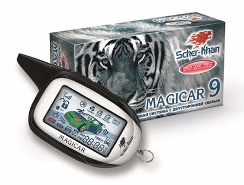 Sher-khan magicar 9 can car alarm 2000m engine autostart сигнализация