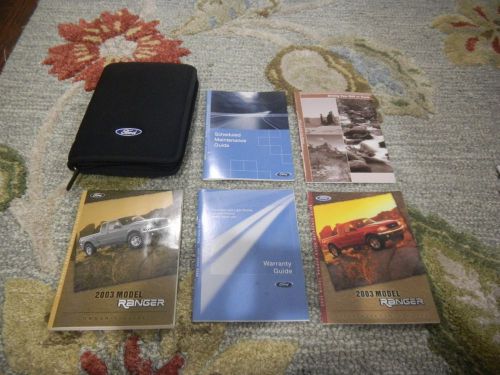 2003 ford ranger owners manual set + free shipping