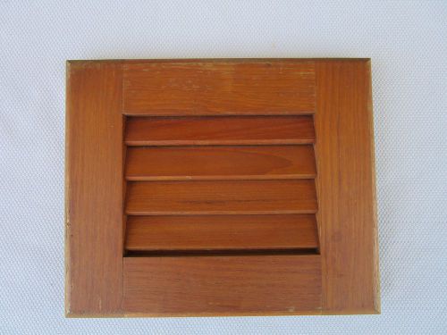 Marine-boating-sailing-maintenance-rectangular teak door vent-7 1/2&#034;x9&#034;-new