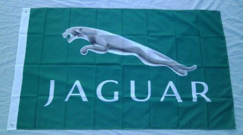 Jaguar flag 3&#039; x 5&#039; banner indoor / outdoor man cave racing flag #54