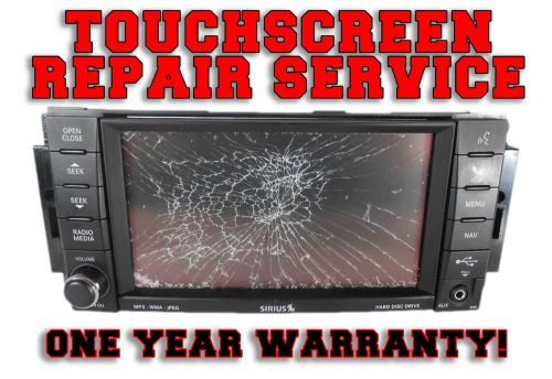 Chrysler dodge jeep touch screen rer rhr ren mygig radio repair service replace