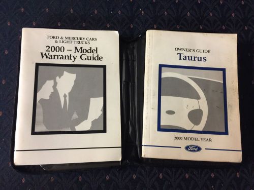 2000 ford taurus owners manual