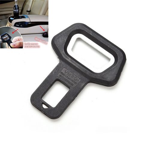 1pc universal car auto bottle opener seat belt buckle alarm stopper clip rr