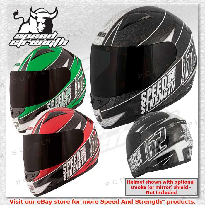 Speed & strength ss1100 62 motorsports motorcycle street helmet
