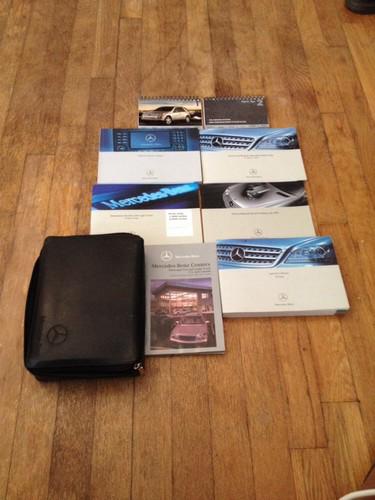 2006 06 mercedes benz  m-class owners operators manual with book case