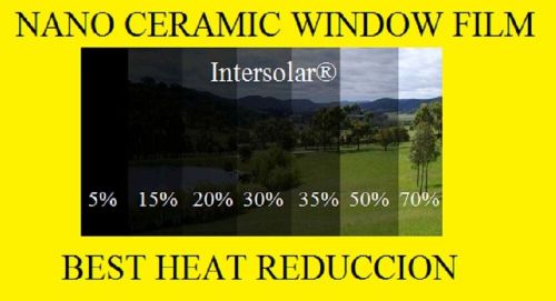Window film 20%  nano ceramic tint  residential auto  48&#034;x40&#039;  2ply  intersolar®