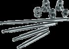 Hygear suspension 201-05-706 shock shafts - shaft length 7.06" - shaft diameter