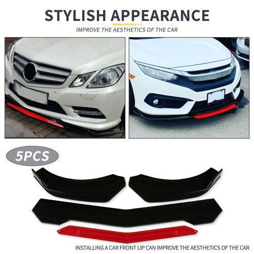 Car Front Bumper Lip Splitter Spoiler+ Side Skirts For VW Volkswagen Golf GTI US, US $154.19, image 3
