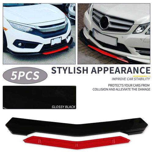 Car Front Bumper Lip Splitter Spoiler+ Side Skirts For VW Volkswagen Golf GTI US, US $154.19, image 4