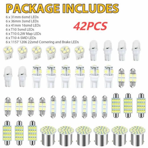 42pcs LED Car Interior Lights - Door, Boot, License Plate Included, US $8.99, image 5