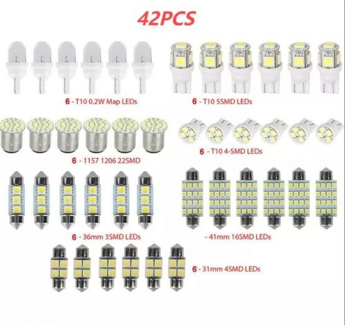 42pcs LED Car Interior Lights - Door, Boot, License Plate Included, US $8.99, image 10