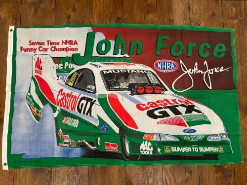JOHN FORCE 7 TIME NHRA CHAMPION FLAG 3FT X 5FT, US $39.00, image 2