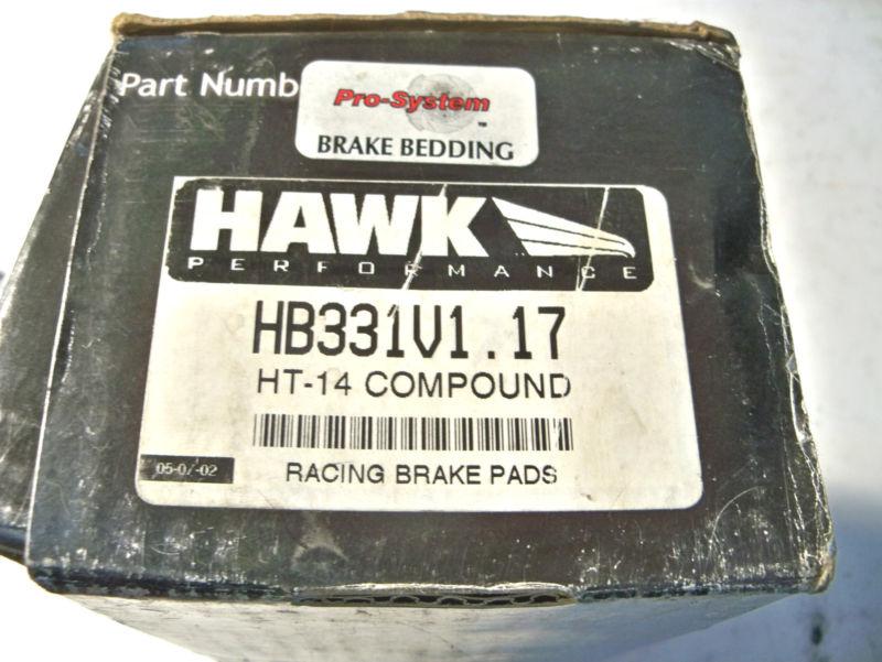 New brembo / ap 6 piston  brake pads hawk hb331 ht14  (7773 style)  arca nascar