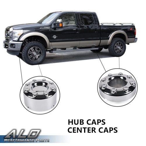 Fit For 2005-2016 Ford F350 F-350 Dually 4x4 Open Silver Wheel Center Hub Caps, US $66.31, image 7