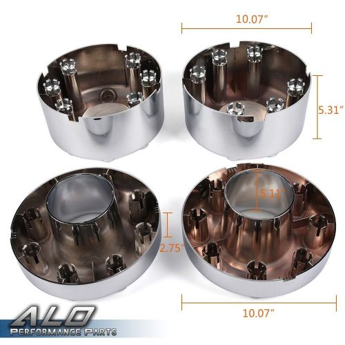 Fit For 2005-2016 Ford F350 F-350 Dually 4x4 Open Silver Wheel Center Hub Caps, US $66.31, image 8