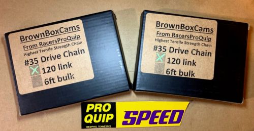 Mini Bike Chain Worlds Strongest #35 High HP Chain 6 ft w/Master BrownBoxCams, US $29.99, image 8